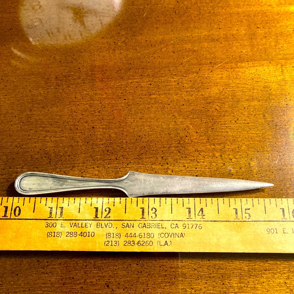 Vintage Sterling Silver Letter Opener - S. Kirk & Son - Picture 7 of 7